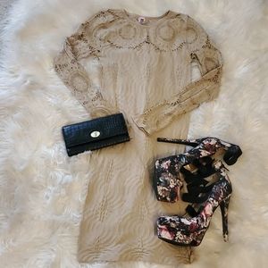 Khaki Colored Stretchy Dress!!!